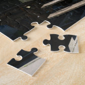 Alter Eisenbahnwagen Legpuzzel (Zijkant)