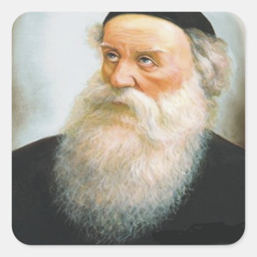 Alter Rebbe Vierkante Sticker (Voorkant)