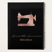 Altérations de la machine à coudre rose Gold Foil (Dos)