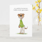 AlternaDog Friendship Kaart (Gele Bloem)