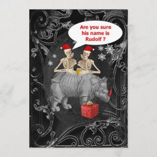 Alternatief grappig kerstfeest kaart