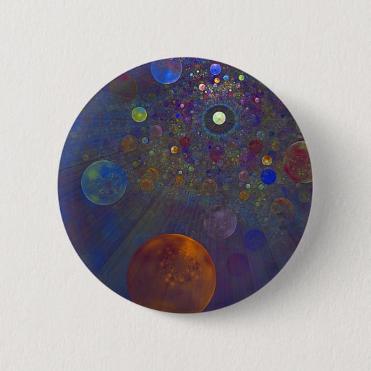 Alternatieve Abstracte kunst Ronde Button 5,7 Cm (Voorkant)