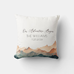 Alternatieve bruiloft gastenboek Sinaasappel Mount Kussen