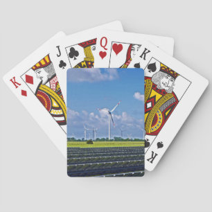 Alternatieve energie - Zonne- en windenergie Pokerkaarten
