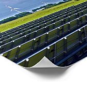 Alternatieve energie - Zonne- en windenergie Poster (Hoek)