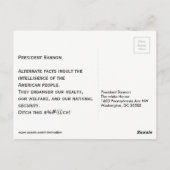 Alternatieve feiten Briefkaarten voor het Presiden (Achterkant)
