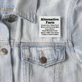 "Alternatieve feiten" Witte Button (In situ)