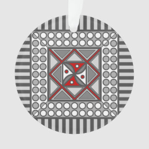 Alternatieve geometrische acrylversiering ornament
