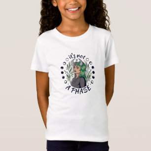 Alternatieve Gothic Girl Art Het is geen fase T-shirt
