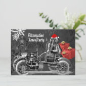 Alternatieve Gothic    SteampunkKerstmis Kaart (Staand voorkant)