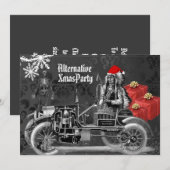 Alternatieve Gothic    SteampunkKerstmis Kaart (Voorkant / Achterkant)
