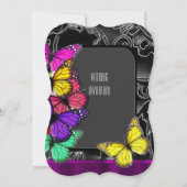 Alternatieve gothische vlinder kaart (Achterkant)