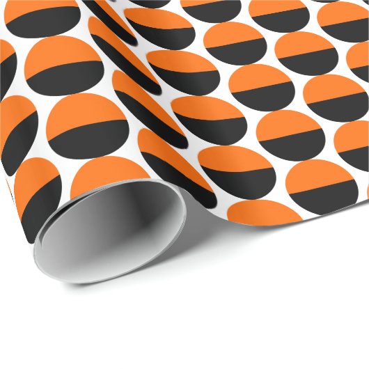 Alternatieve kanalen 06 - Sinaasappel en zwart Cadeaupapier (Rol Hoek)