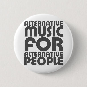 Alternatieve Muziek 4 Alternatieve Mensen - Emo Ro Ronde Button 5,7 Cm