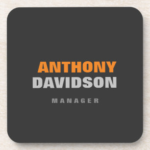 Alternatieve perfecte Oranje standaardtekst voor f Bier Onderzetter