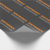 Alternatieve perfecte Oranje standaardtekst voor f Cadeaupapier (Hoek)
