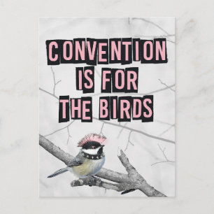 Alternatieve Punkvogel Anti Conformiteit Briefkaart