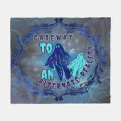 Alternatieve realiteit 2 fleece deken (Voorkant (Horizontaal))