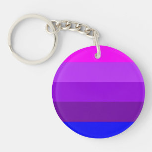 Alternatieve Transgender Pride-vlag Sleutelhanger