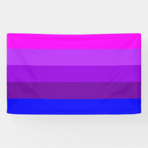 Alternatieve vlag met transgendervoorkeur spandoek