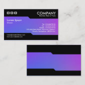 Alternatif - Carte de visite de dégradé doux (Devant / Derrière)