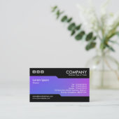 Alternatif - Carte de visite de dégradé doux (Debout devant)