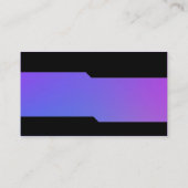 Alternatif - Carte de visite de dégradé doux (Dos)