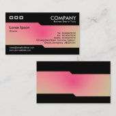 Alternatif - Carte de visite de dégradé doux (Devant / Derrière)