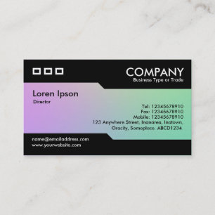Alternatif - Carte de visite de dégradé doux