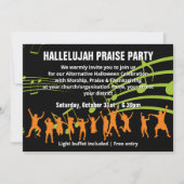 Alternative Halloween PRAISE PARTY Invitation (Devant)