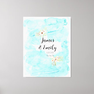 Alternative Livre d'Or de Mariage à l'Aquarelle du