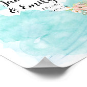 Alternative Livre d'Or de Mariage à l'Aquarelle du (Coin)