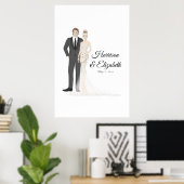 Alternative Livre d'or de mariage pour invités ill (Bureau à domicile)