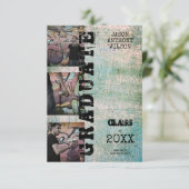 Alternative Three Photos Graduation Grunge Texture (Staand voorkant)