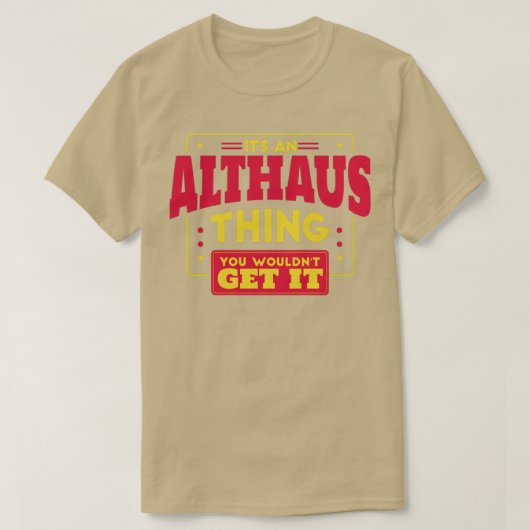 Althaus T-shirt (Design voorkant)