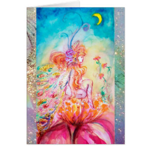 ALTHEA /Fée Whimsical sur la Fleur Rose