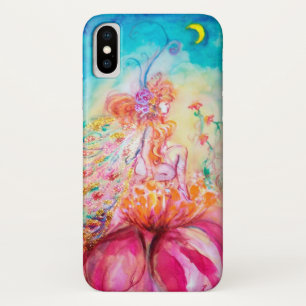 ALTHEA/Whimsical Fairy on the Pink Flower iPhone X Hoesje