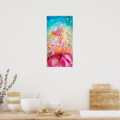 ALTHEA/Whimsical Fairy on the Pink Flower Poster (Keuken)
