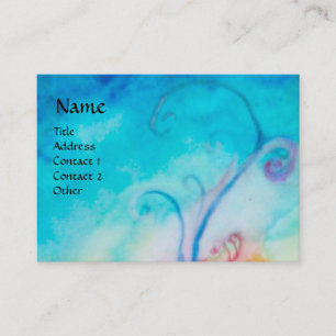 ALTHEA/Whimsical Fairy on the Pink Flower Visitekaartje