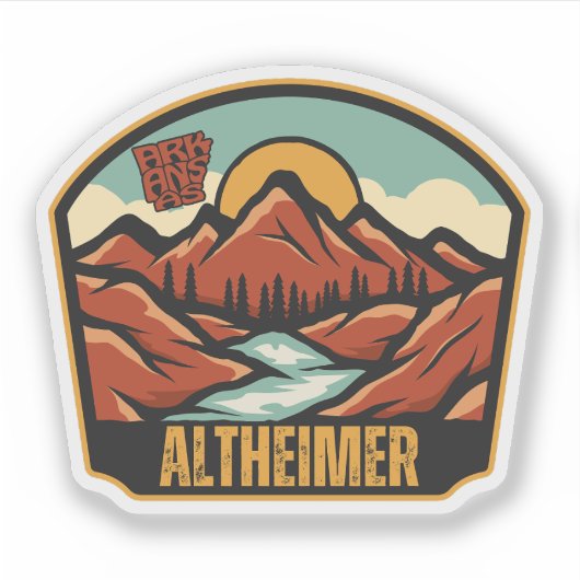 Altheimer, Arkansas Sticker (Voorkant)
