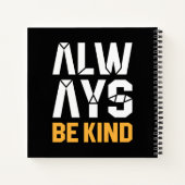 Altijd aardig zijn notitieboek (Achterkant)