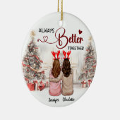 Altijd beter samen - gepersonaliseerd Ornament (Rechts)