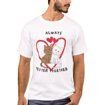 Altijd beter samen – Schattige kattenliefde Valent