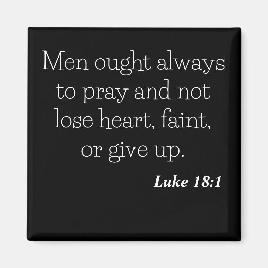 Altijd bidden magneet (Voorkant)