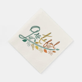 Altijd dankbaar servet