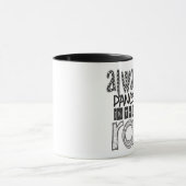 altijd dansen in de regen mok (Midden)