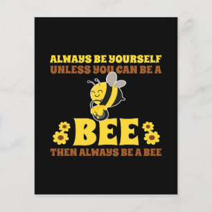 Altijd Een Bij Cadeau Cute Bij Voor Moederdag Flyer