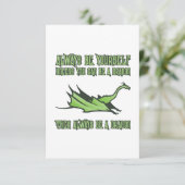 Altijd een draak zijn bedankkaart (Staand voorkant)