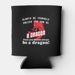 Altijd een draak zijn blikjeskoeler