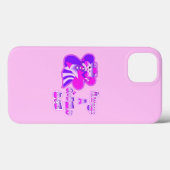 Altijd een koningin bij baby roze Case-Mate iPhone case (Achterkant (horizontaal))